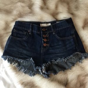 Pac sun dark wash jean short